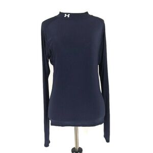 Under Armour Men's S Small T-Shirt Base Layer Mock Collar Underarm Ventilation